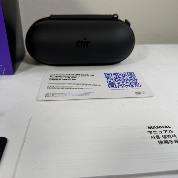 XREAL Air AR Smart Glasses Model NR-7100RGL with Case, Cable & Accessories NREAL - Picture 9 of 16